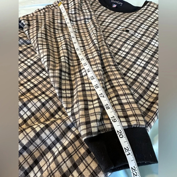 VTG 90’s Glen gate Windbreaker Lined Golf Pullover. Beige/cream/black Paid. XL. - Picture 9 of 11